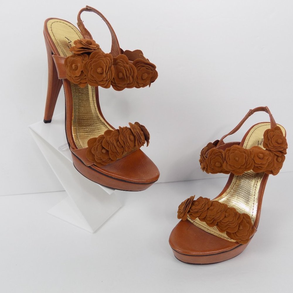 Womens Anne Michelle Heels Brown Size 9 - Picture 2 of 7